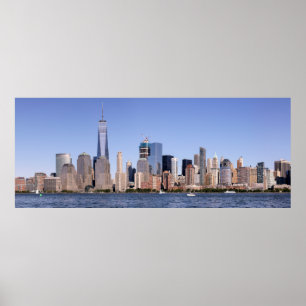 Lägre Manhattan panoramaaffisch Poster