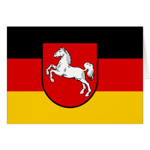 Lägre Sachsen, Tyskland Hälsningskort