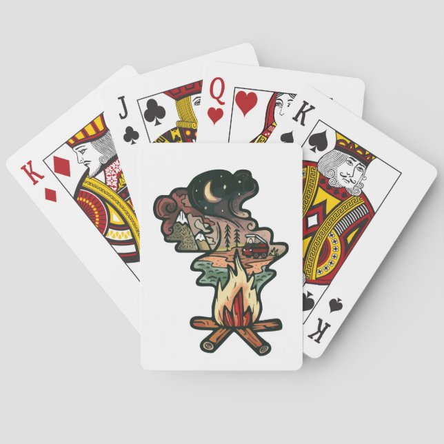 Lägreldsnattens Äventyr Casinokort (Baksidan)