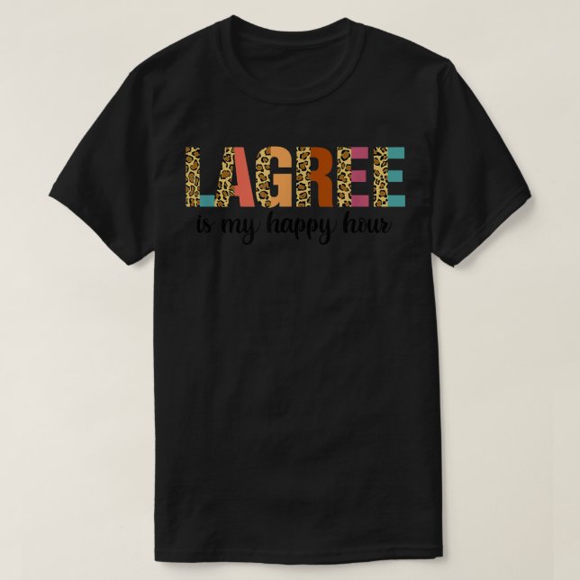 Lagret är min Lycklig-timmes underbara träningsfac T Shirt (Design framsida)