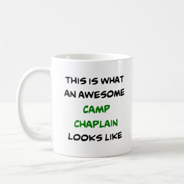 lägret Chaplain, fantastisk Kaffemugg (Vänster)