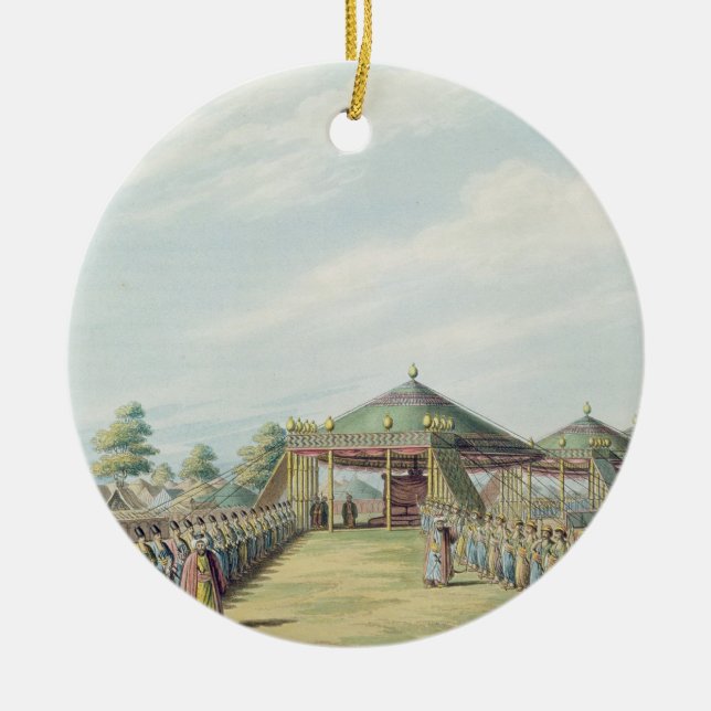 Lägret på Daud-Pascia, pub. vid William watt 18 Julgransprydnad Keramik (Framsidan)