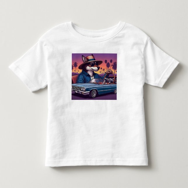 Lågrider Wolfy T Shirt (Framsida)