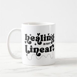 Lagring är inte en linjärt psykisk hälsooffert kaffemugg
