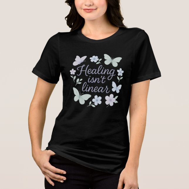 Lagring är inte linjärt - Pastellhälsa T Shirt (Framsida)