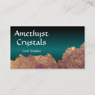Lagring av Ametyst Crystals Visitkort