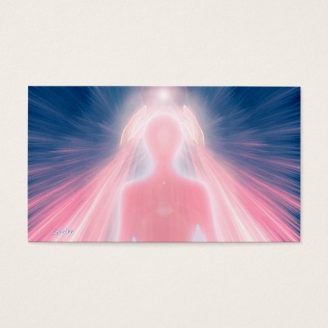 Lagring av Änglar Visitkort (Framsidan)