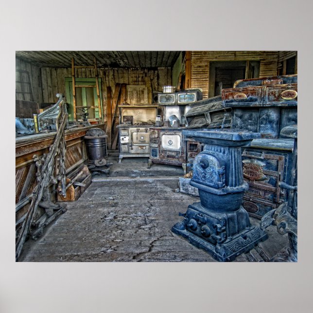 LAGRING AV GHOST TOWN STOVE STORAE POSTER (Framsidan)