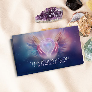 Lagring av Händer- Divine Energy Healing - Reiki Visitkort