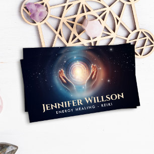 Lagring av Händer - Energiläkning - Reiki Visitkort