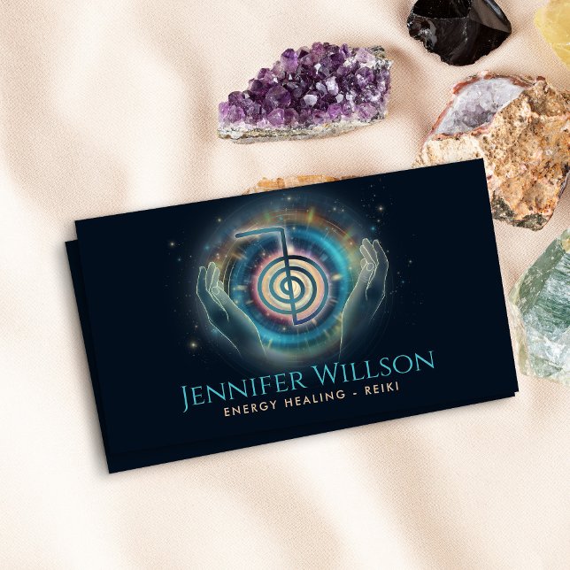Lagring av Händer - Energiläkning - Reiki Visitkort (Skapare uppladdad)