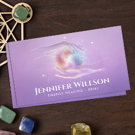 Lagring av Händer - Energiläkning - Reiki Visitkort