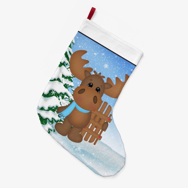 Lagring av jullös Helgdag tecknad Stor Julstrumpa (Framsidan (Hängande))