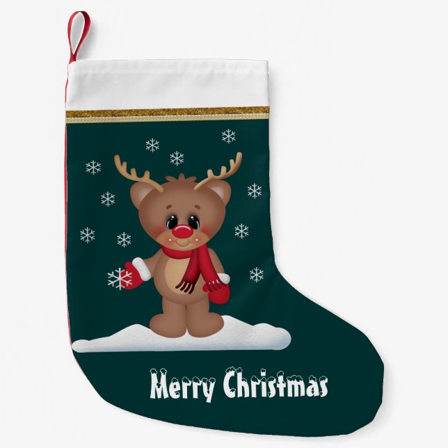 Lagring av julrenar i tecknaden Helgdag Liten Julstrumpa (Framsidan)