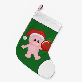 Lagring av Land gris i Helgdag Liten Julstrumpa