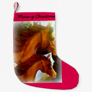 Lagring av mare och pony mare-y-julmas liten julstrumpa