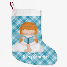 Lagring av tecknad för julgel-Helgdag Liten Julstrumpa