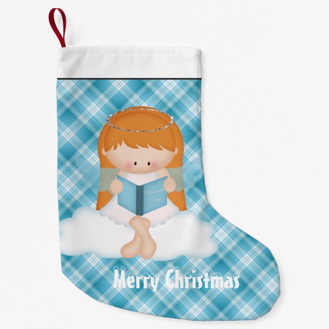 Lagring av tecknad för julgel-Helgdag Liten Julstrumpa (Framsidan)