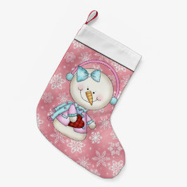 Lagring av tecknaden i snögubbe Helgdag under jule Liten Julstrumpa