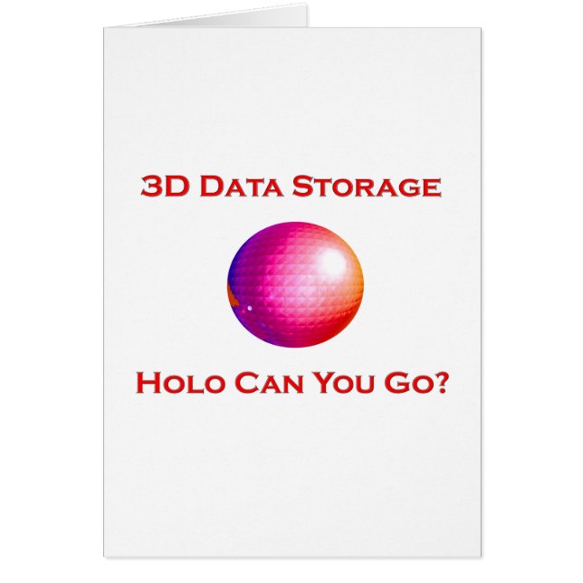 lagring för data 3D Hälsningskort (Framsidan)