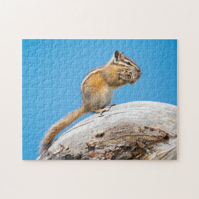 Lagring för pusselpussel på vintern pussel (Horisontell)