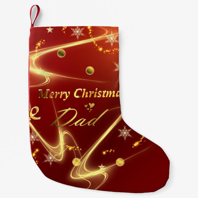 Lagring i god jul pappa liten julstrumpa (Framsidan)