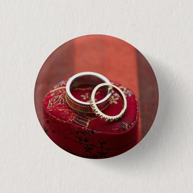 Lagringsbox för Bröllop Ringar Knapp (Framsida)