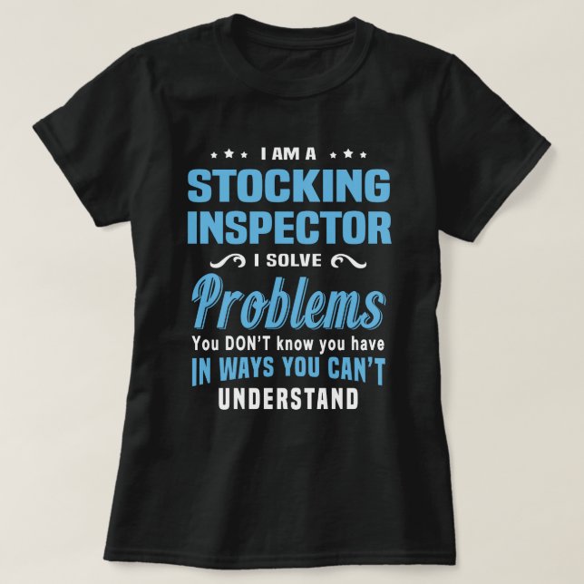 Lagringsinspektör T Shirt (Design framsida)