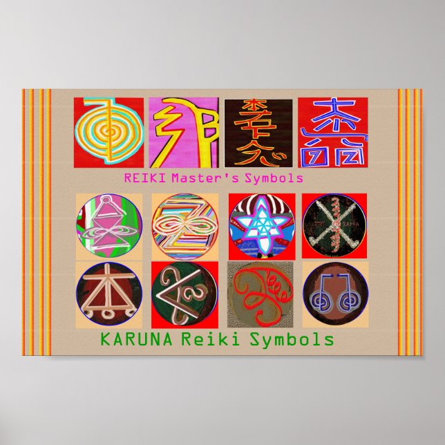 Lagringsmaktens symboler - Premium Papper Poster (Framsidan)