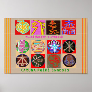 Lagringsmaktens symboler - Premium Papper Poster