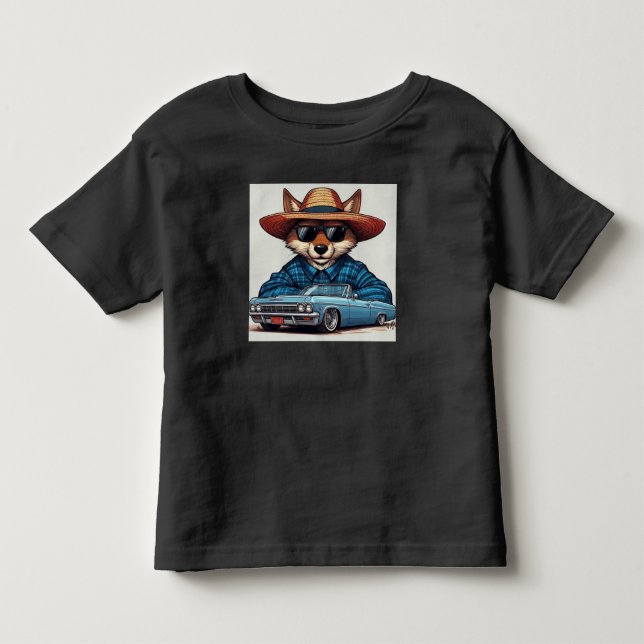 Lågryttare Räv T Shirt (Framsida)