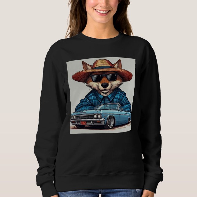 Lågryttare Räv T Shirt (Framsida)