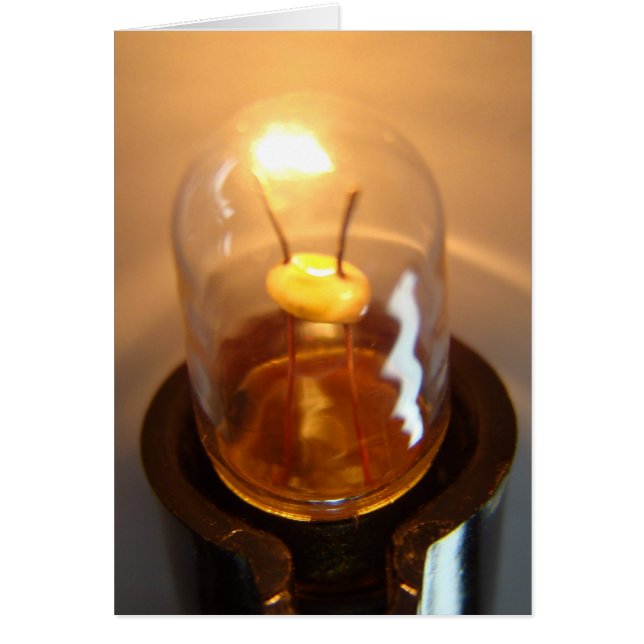 Lågspänningsljuslampa Hälsningskort (Framsidan)