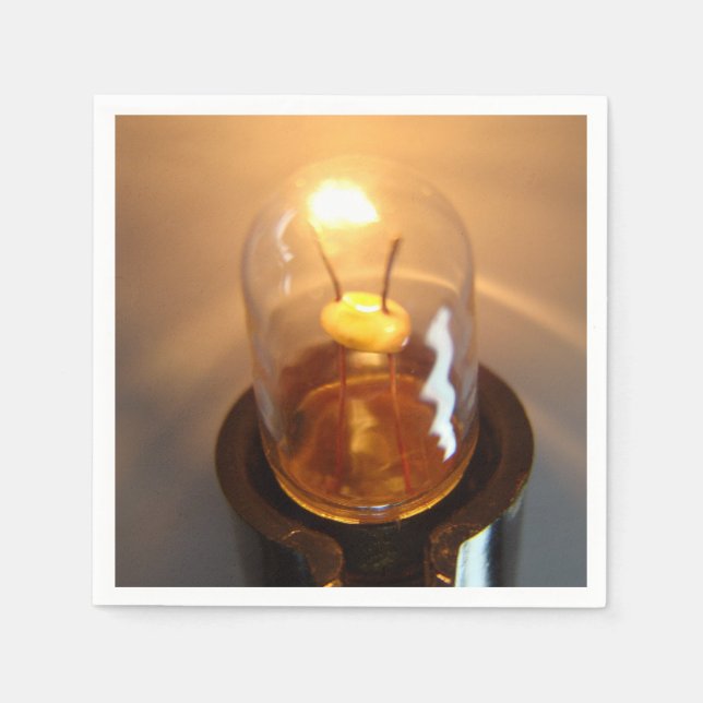 Lågspänningsljuslampa Pappersservett (Framsidan)