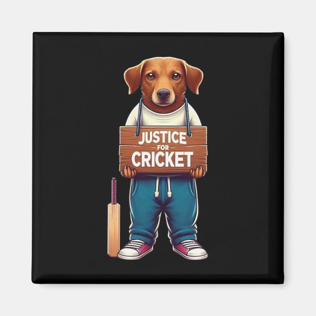 Lagspecifikt cricket  magnet (Framsidan)