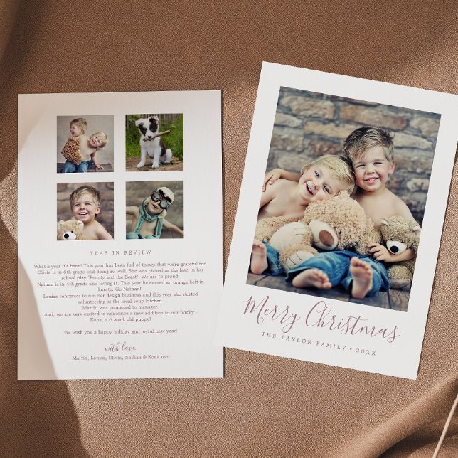 Lägsta år för översyn av Ro Guld God jul Julkort (Skapare uppladdad)