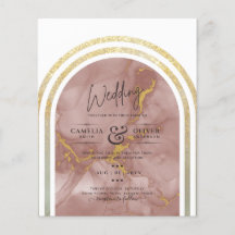 Lägsta BUDGETEN - allt-i-1 Ro Marble Bröllop