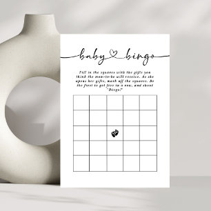 Lägsta Elegant Baby Bingo Baby Shower-spel för skr Inbjudningar