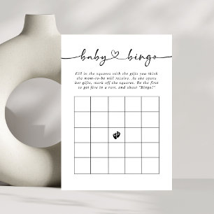 Lägsta Elegant Baby Bingo Baby Shower-spel för skr Inbjudningar