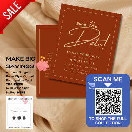 Lägsta Sparat datumet GULD-text i BUDGETEN Flygblad