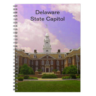 Lagstiftande Hall Delaware State Huvudstad i Dover Anteckningsbok