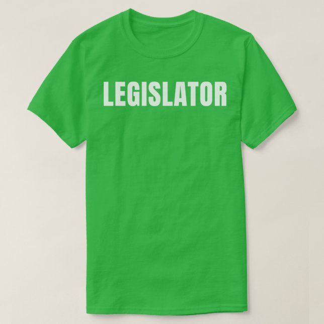 Lagstiftare Yrke Yrke med titeln Birthday Gif T Shirt (Design framsida)
