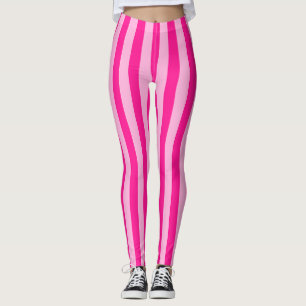 Lagstiftning för ljusa rosa och djupgående Rosa Ra Leggings