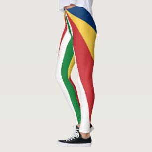 Lagstiftning med Färg-utformning i Seychellerna Leggings