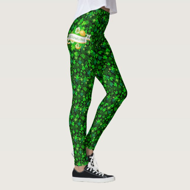 Lagstiftning om bildalternativ för St.Patrick-Day Leggings (Höger)