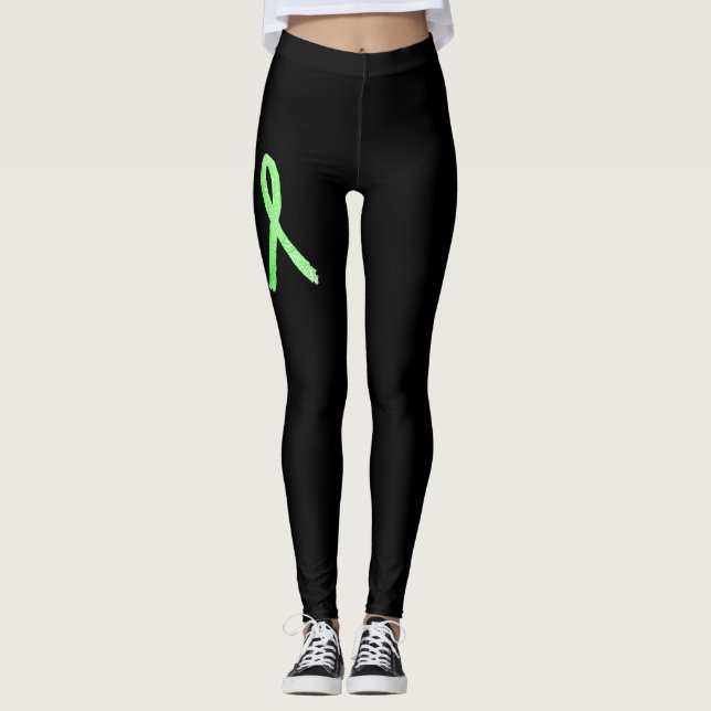 Lagstiftning om medvetandegörande om Lyme Disease Leggings (Framsida)
