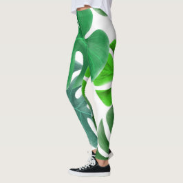 Lagstiftning om Tropical handflatan löv Leggings