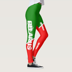 Lagstiftning om vitryska Flagga Färger Leggings
