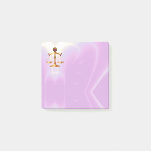 LAGSTIFTNINGSCALER I GULD, ATTORNEY Ultra Violet R Post-it Block