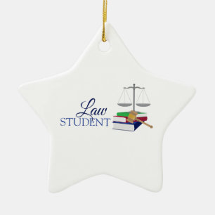 Lagstudent Julgransprydnad Keramik